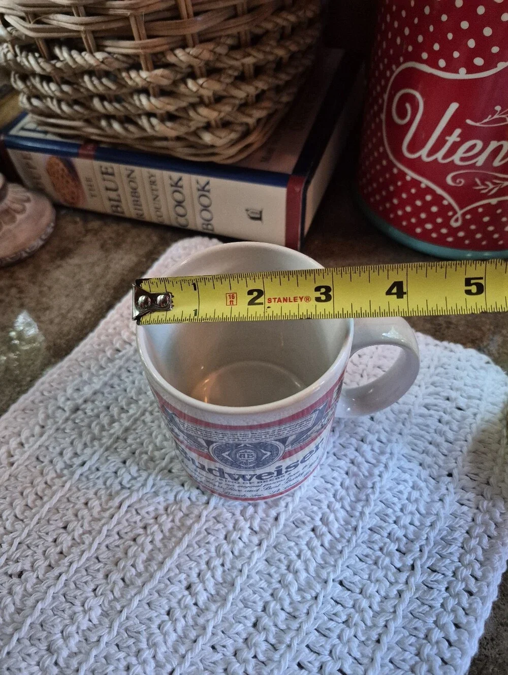 Vintage Authentic Budweiser Anheuser- Busch Mug